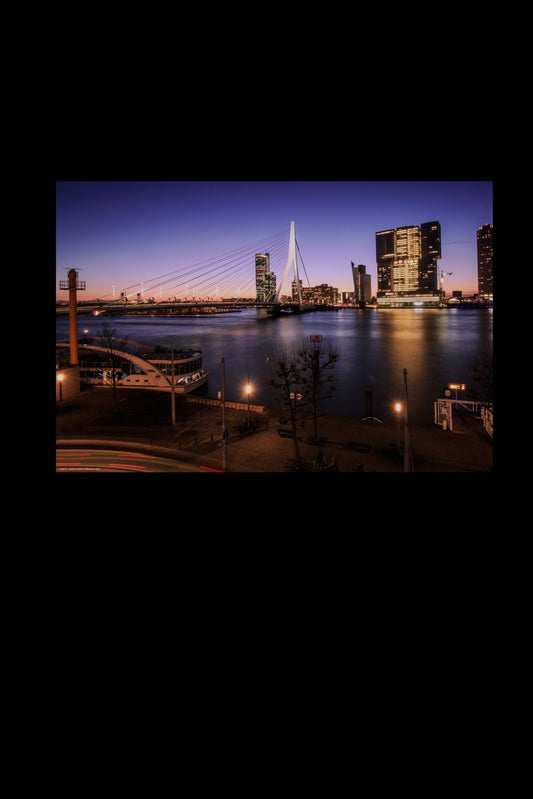 Wandbild "rotterdam at night"