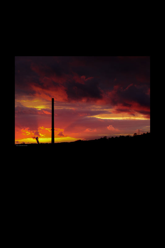 Wandbild "red sundown"