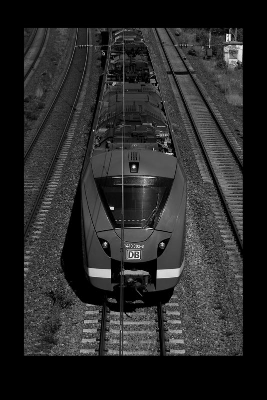 Wandbild "city train"