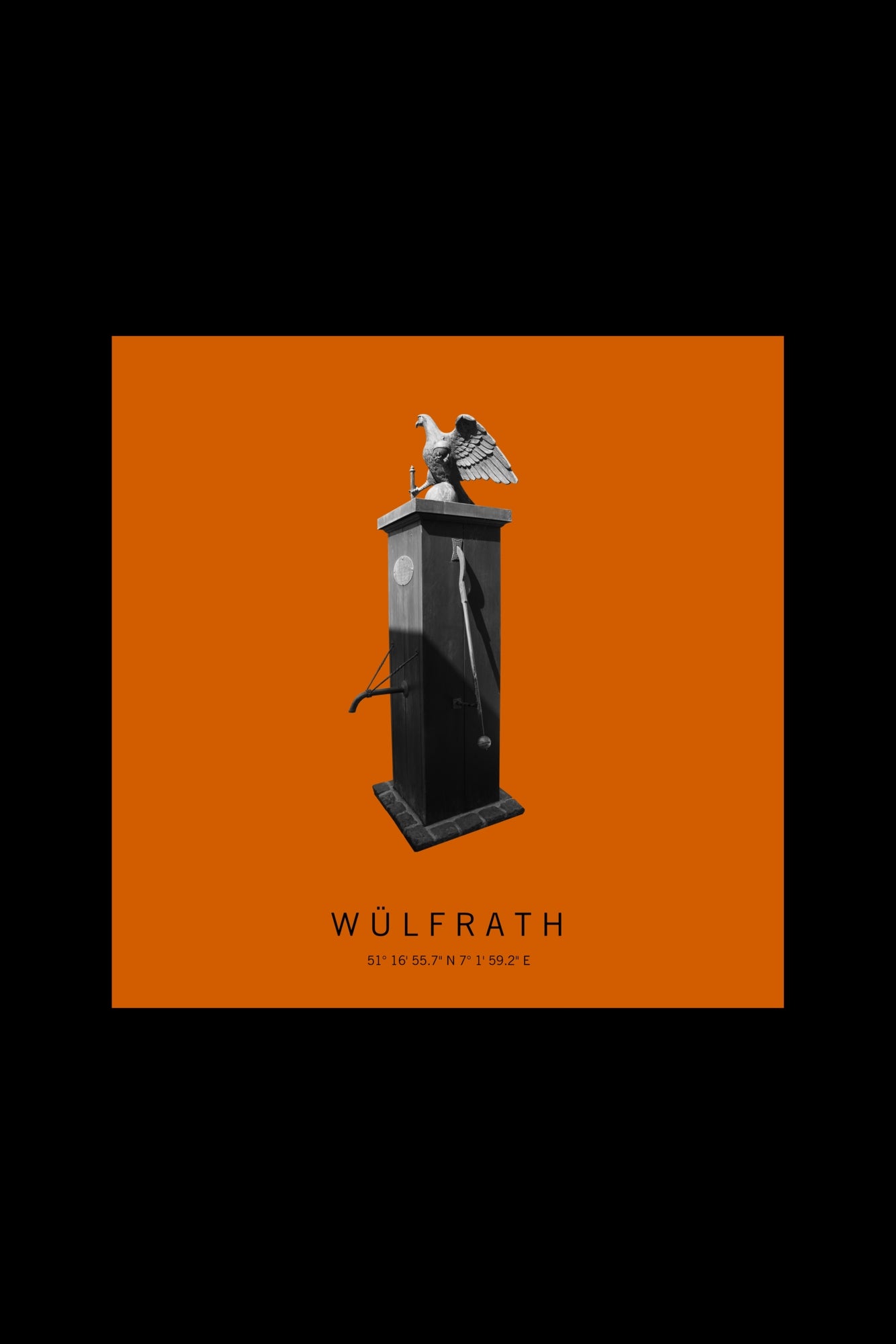 Art Edition Wandbild "Wülfrath" orange