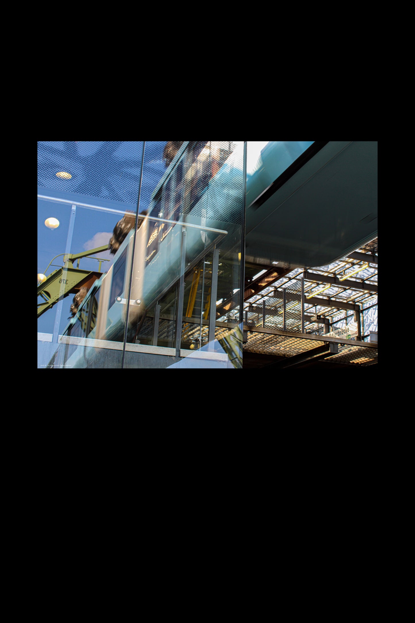 Wandbild "double reflection"