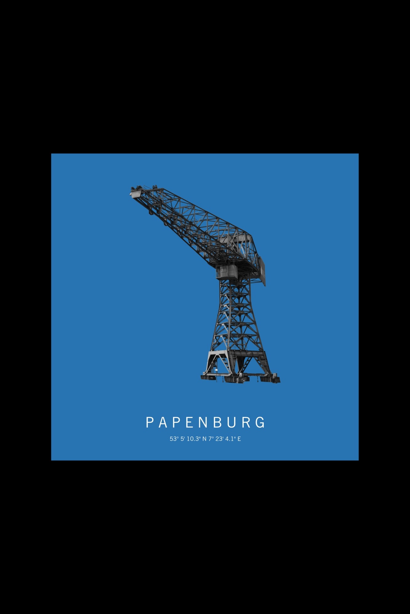 Art Edition Wandbild "Papenburg" himmelblau