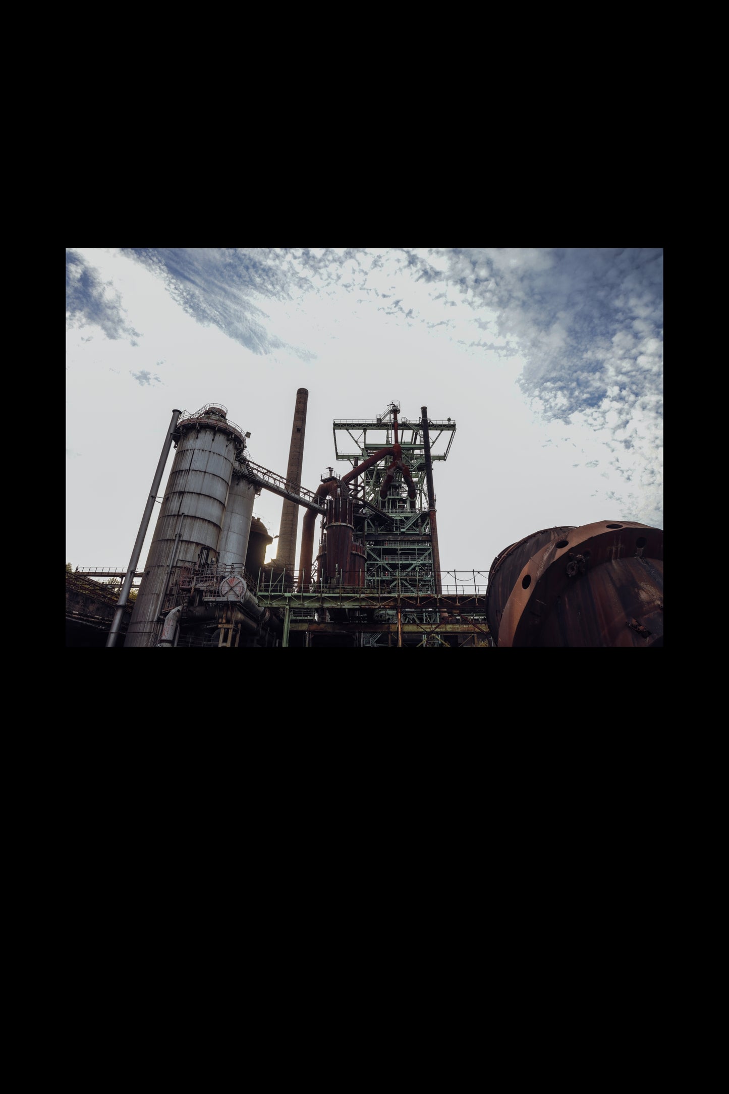 Wandbild "blast furnace"