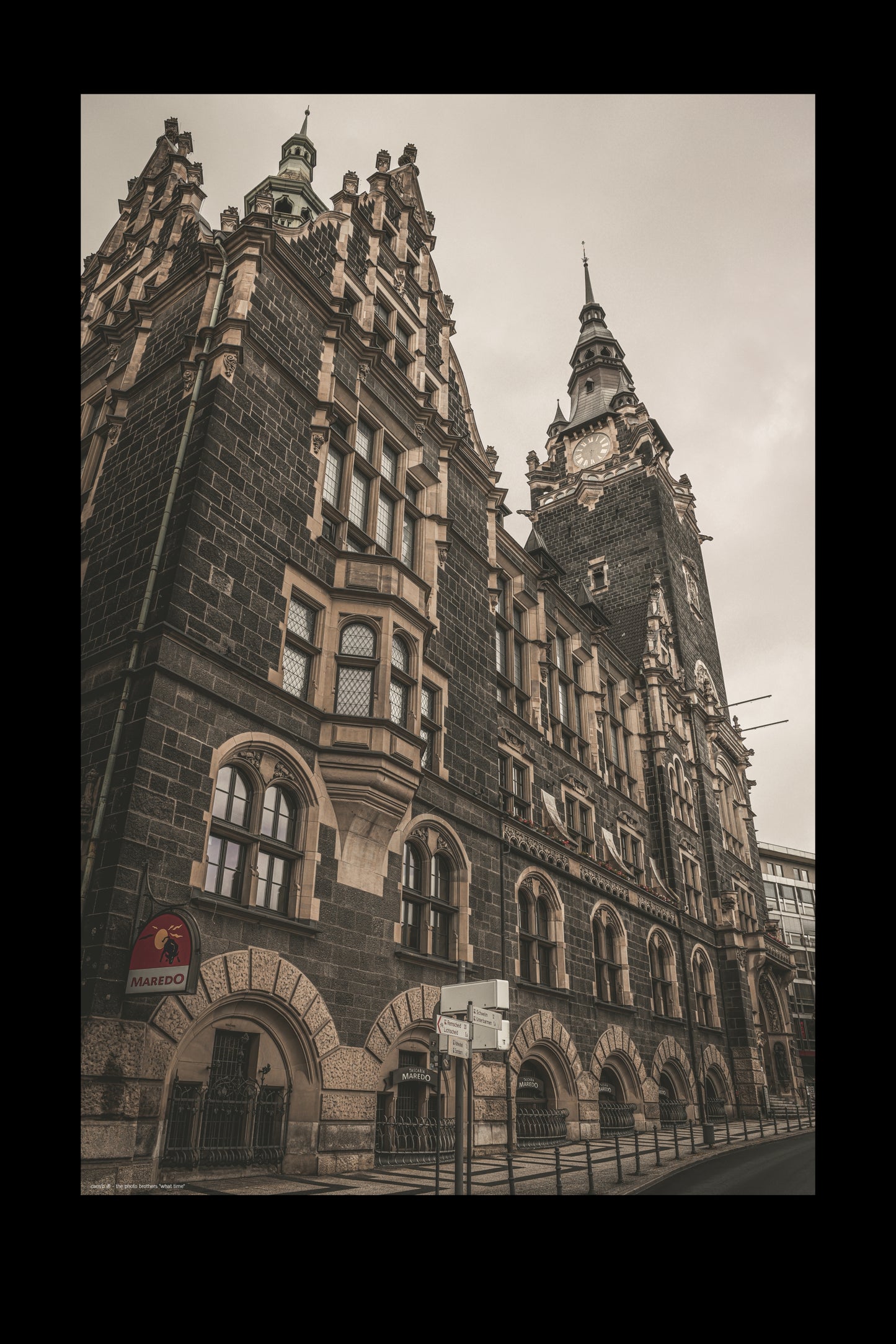 Wandbild "what time"