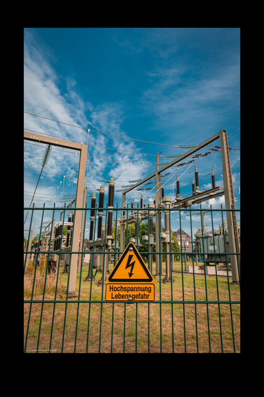 Wandbild "high voltage"
