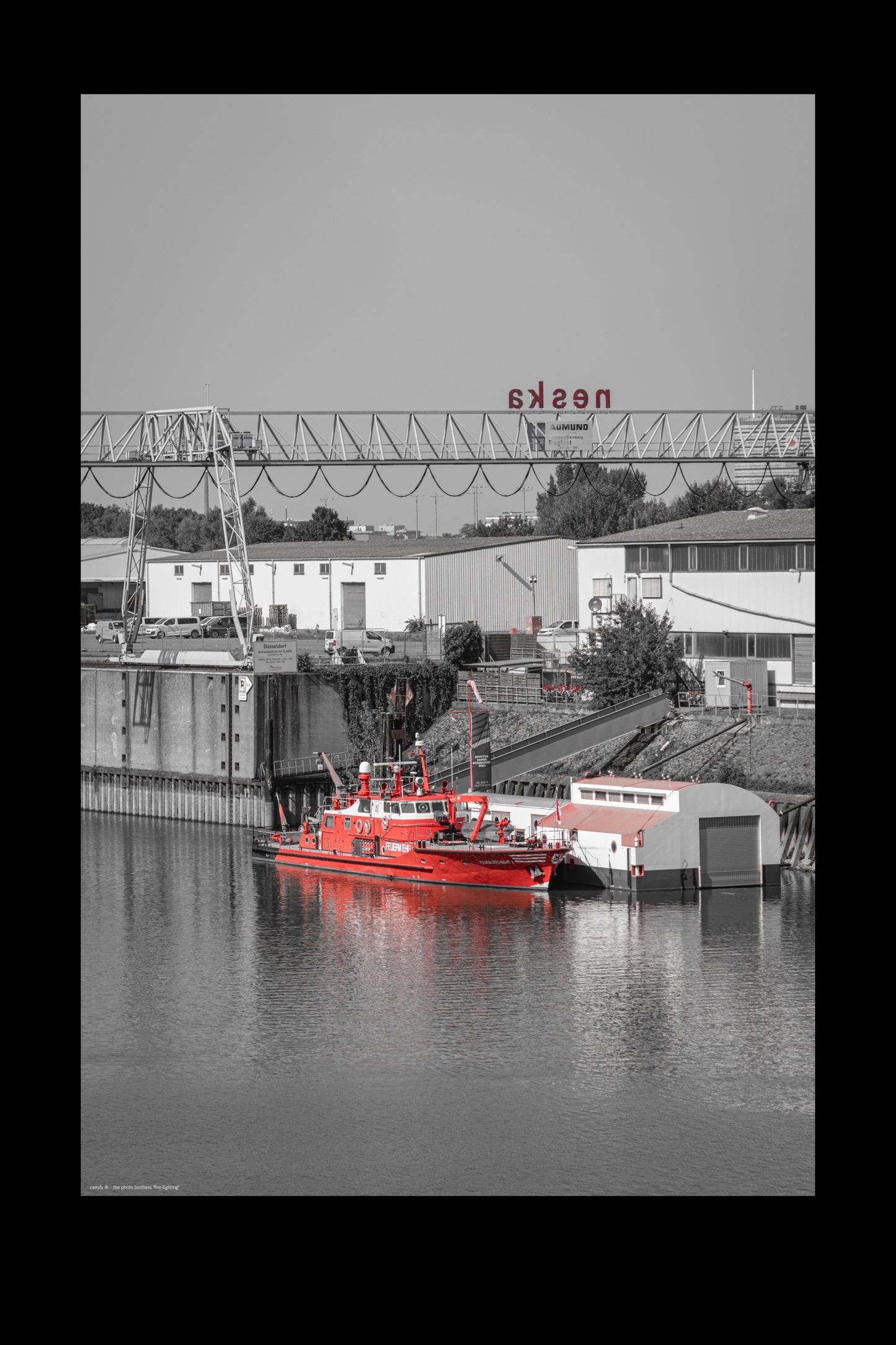 Wandbild "fire-fighting"