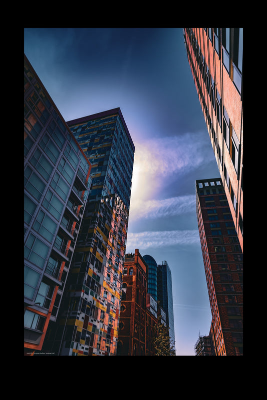 Wandbild "sundown city"