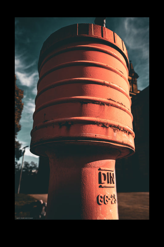 Wandbild "red hydrant"