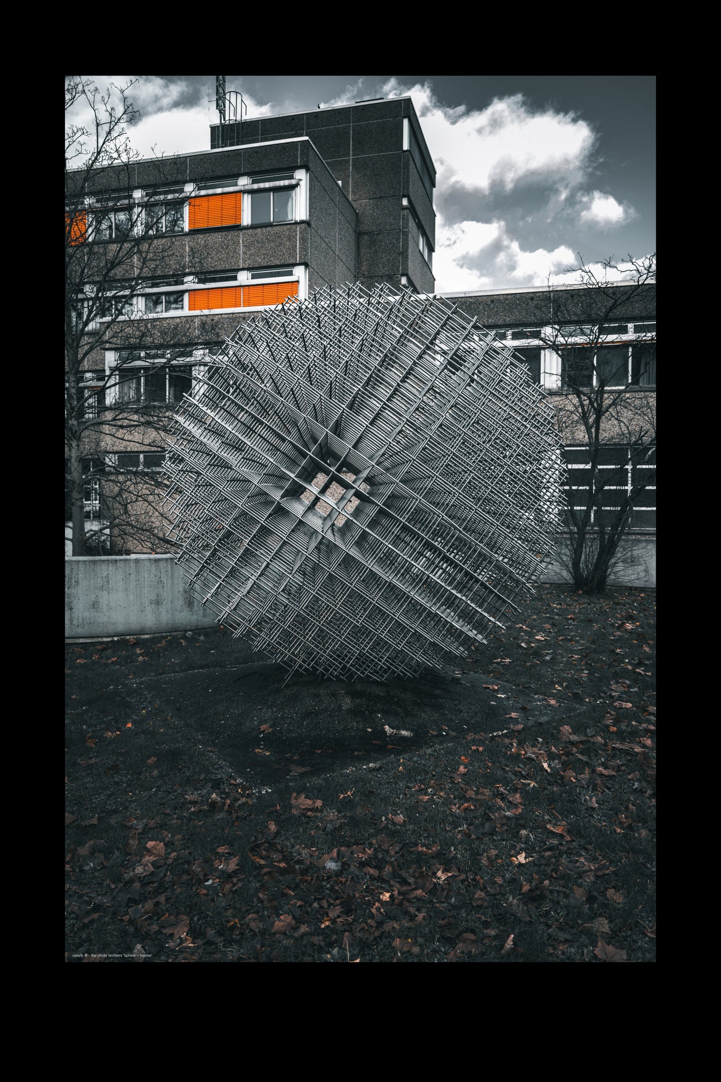 Wandbild "sphère – trames"