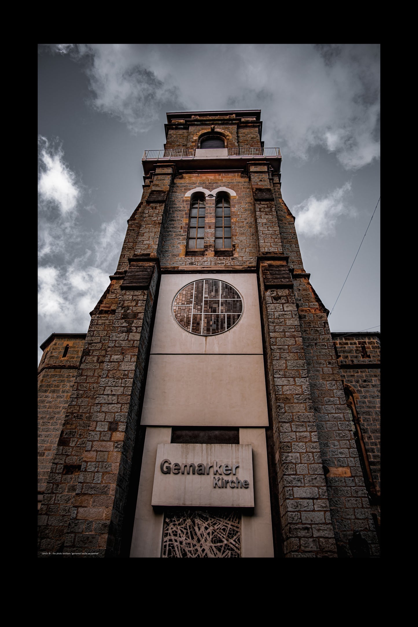 Wandbild "gemarker kirche wuppertal"
