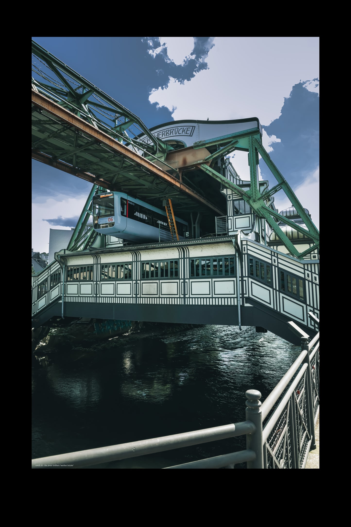 Wandbild "werther brücke"