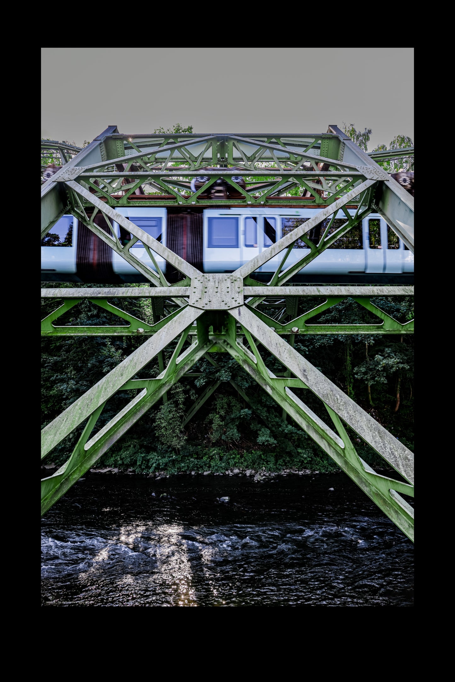 Wall Art "green and blue"