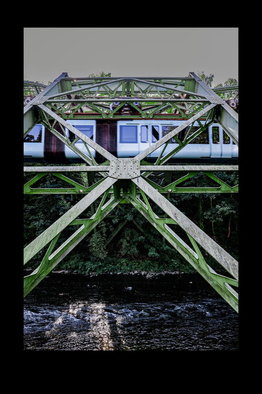 Wandbild "green and blue"