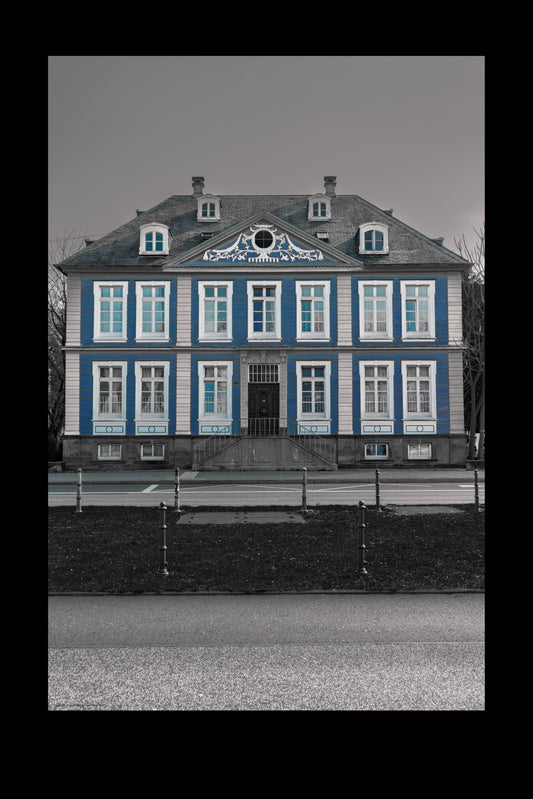 Wandbild "blue villa"