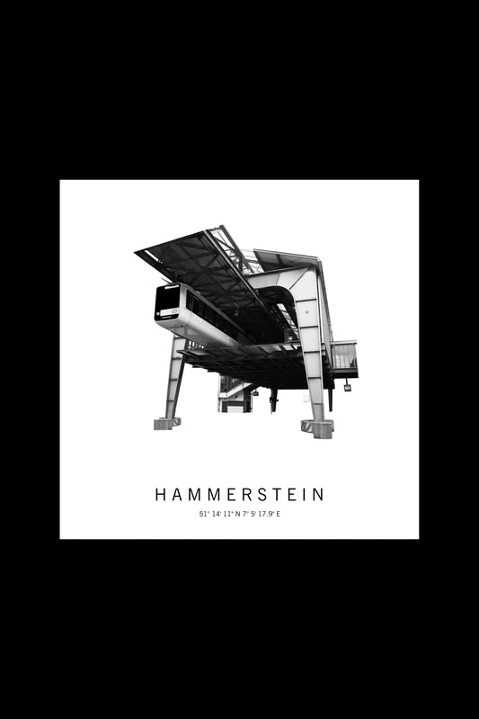 Art Edition Wandbild "hammerstein" weiß