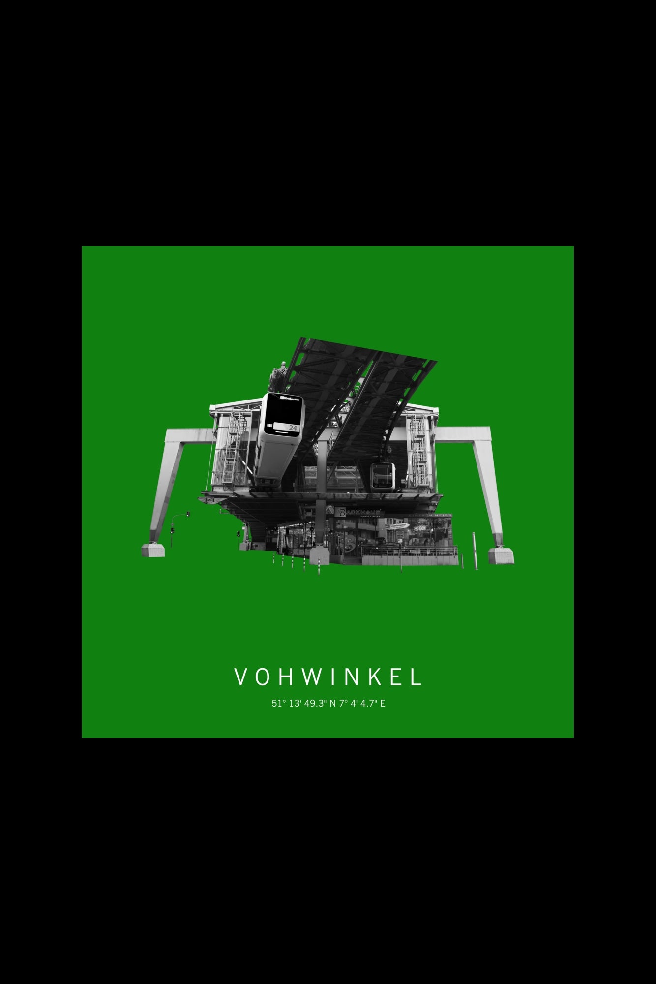 Art Edition Wandbild "vohwinkel" grün