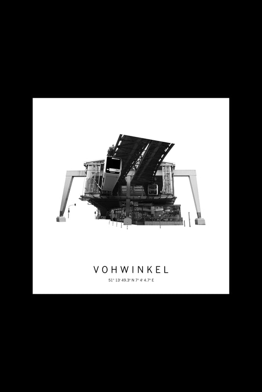 Art Edition Wandbild "vohwinkel" weiß