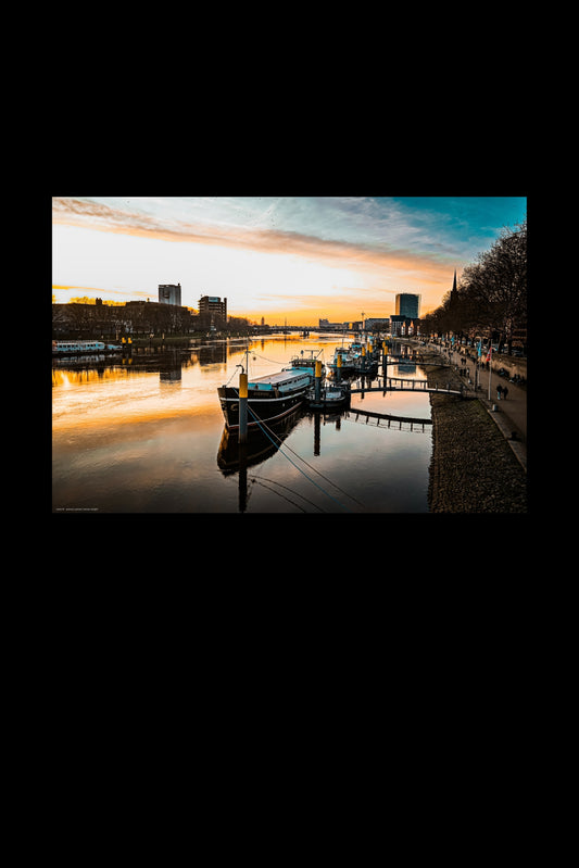 Wandbild "bremen twilight"