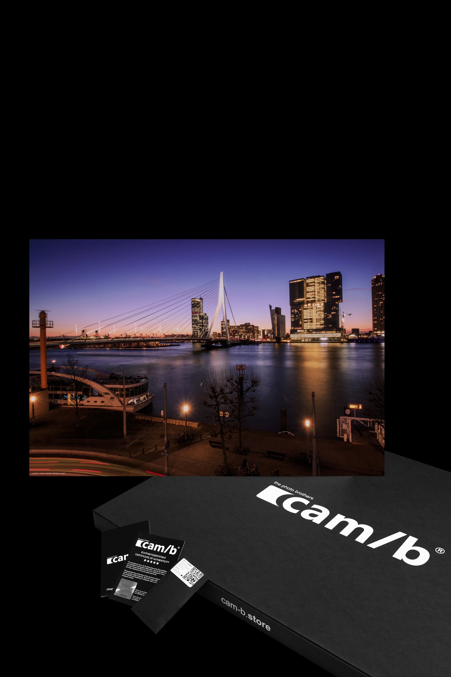 Wandbild "rotterdam at night"