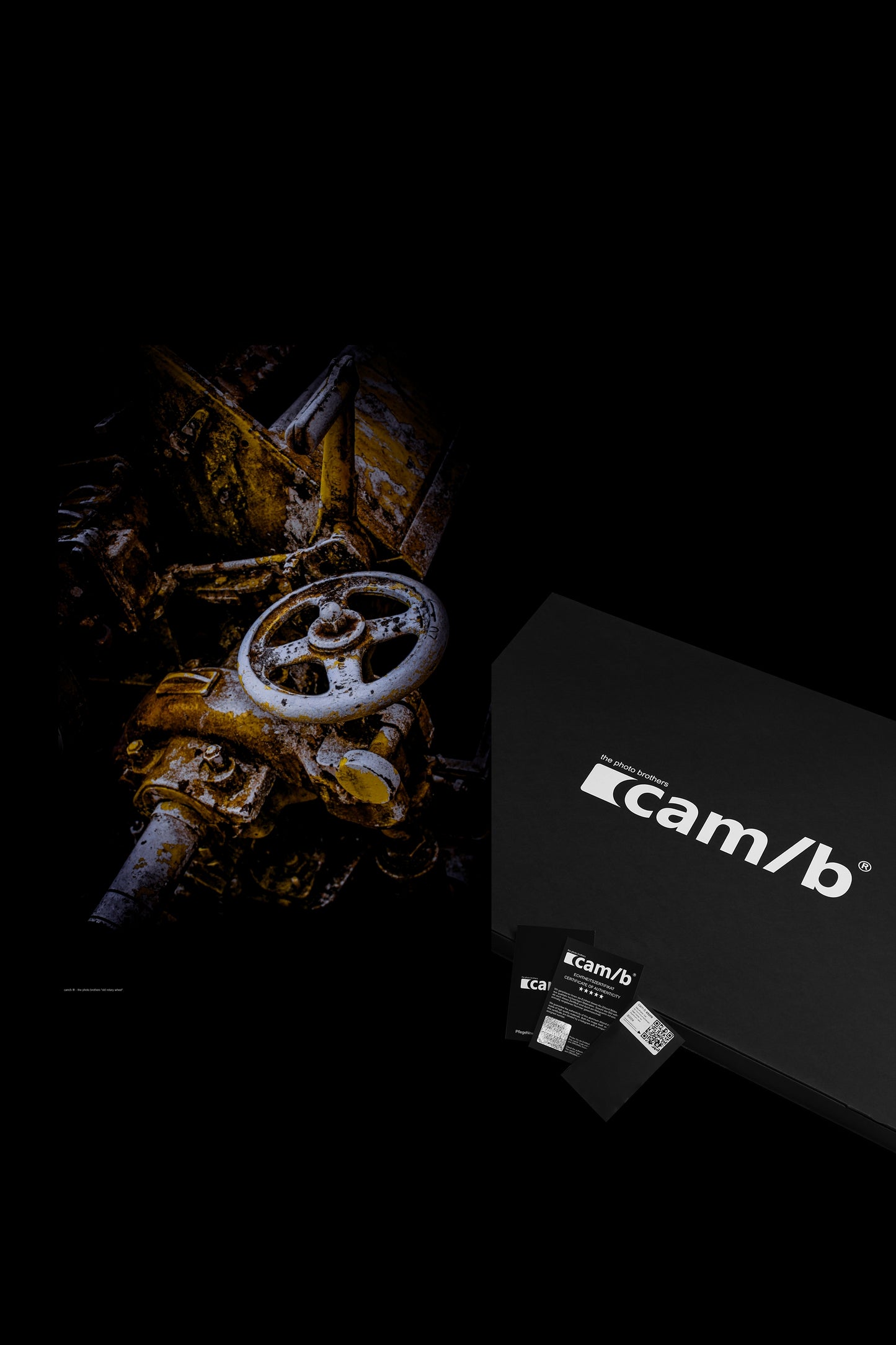 Wandbild "old rotary wheel"