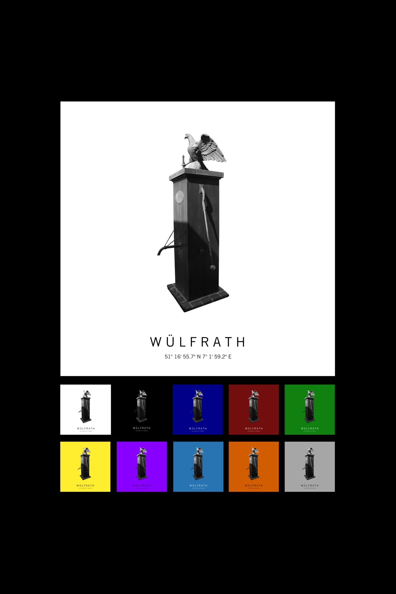 Art Edition Wandbild "Wülfrath"