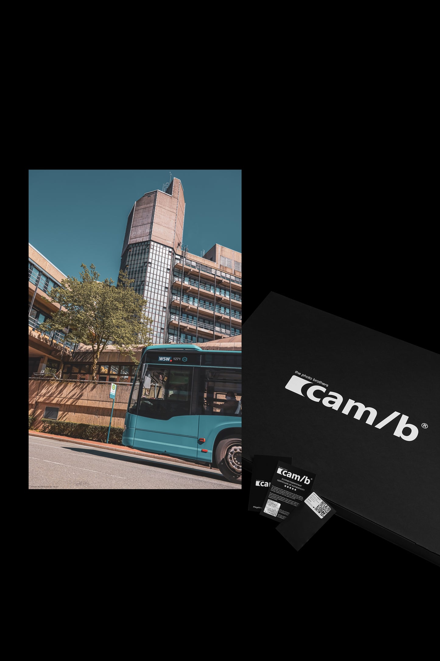 Wandbild "next stop uni"