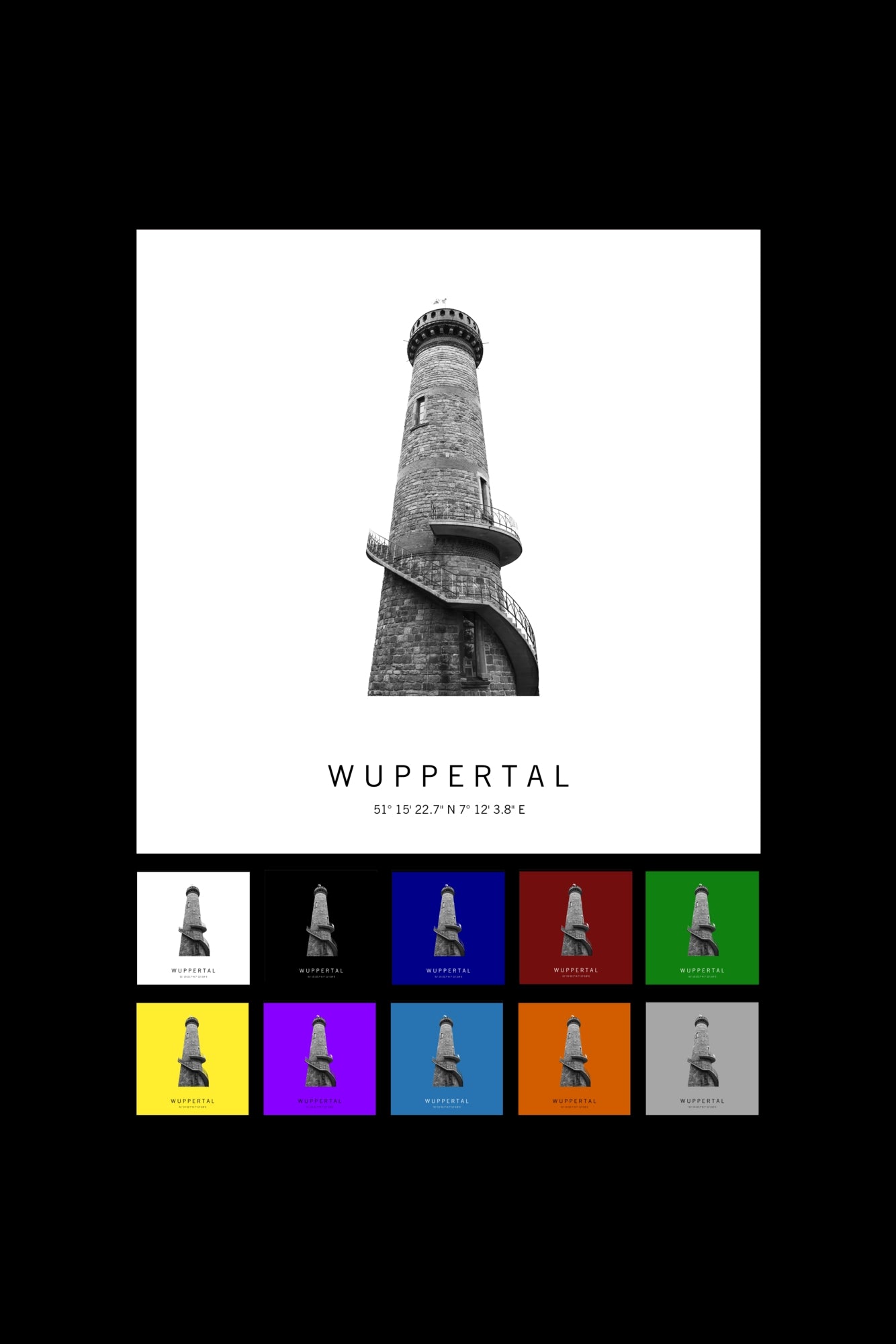 Art Edition Wandbild "Wuppertal"