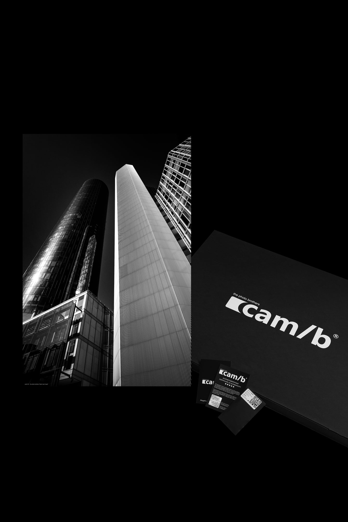 Wandbild "black main tower"