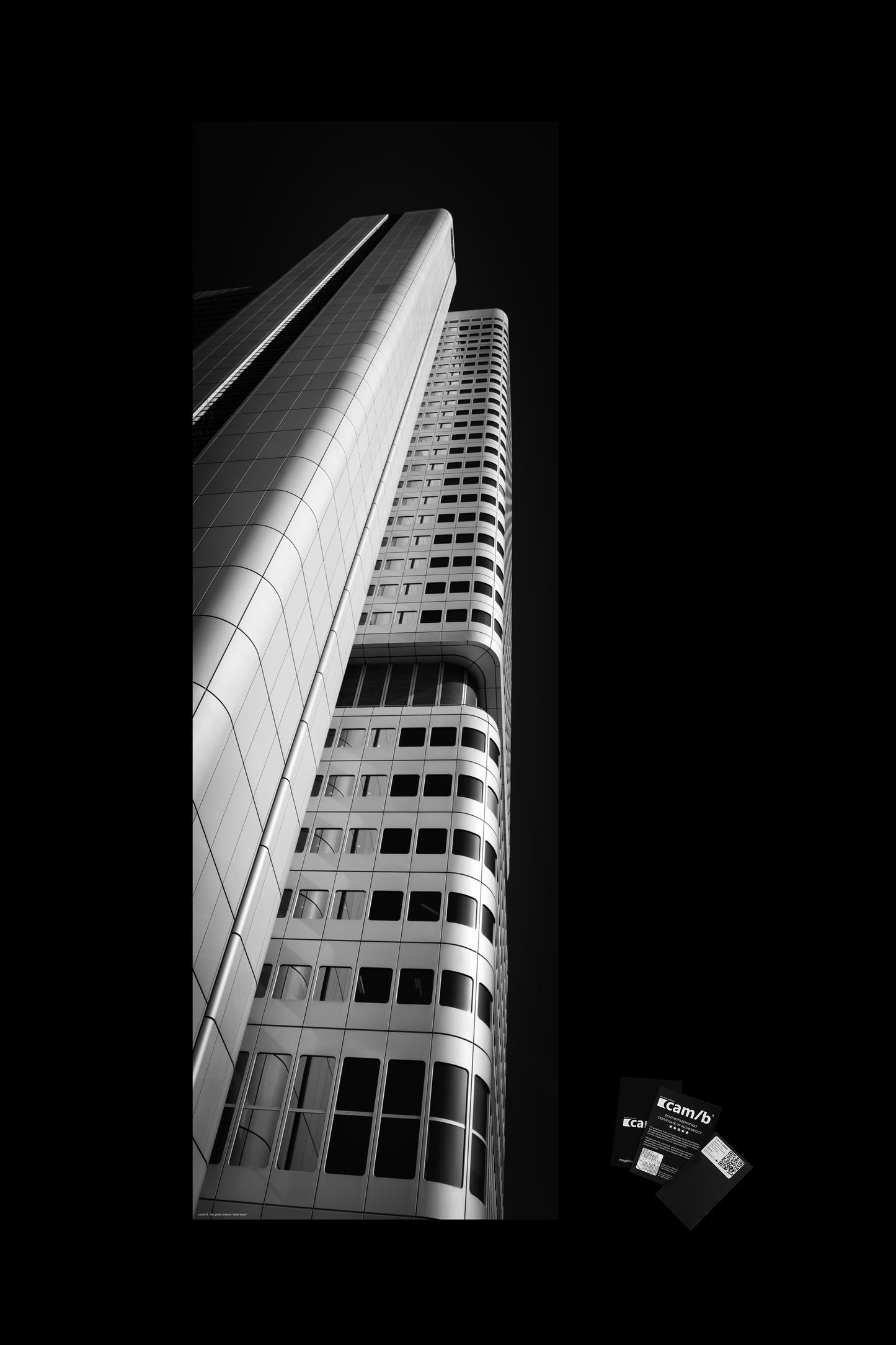 Wandbild "silver tower"