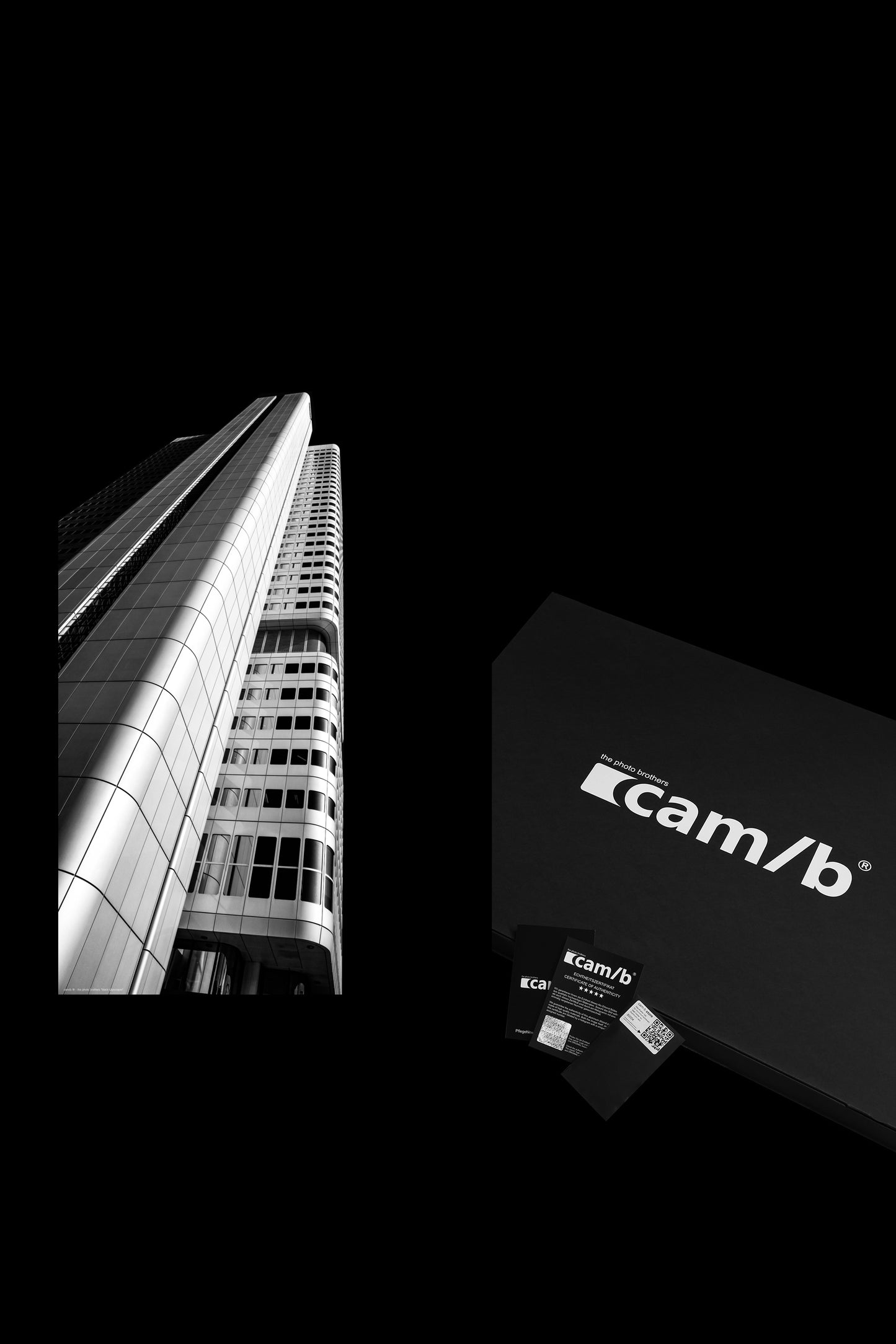 Wandbild "black skyscraper"