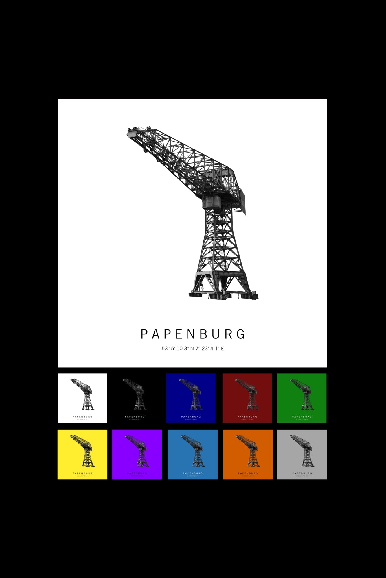 Art Edition Wandbild "Papenburg"