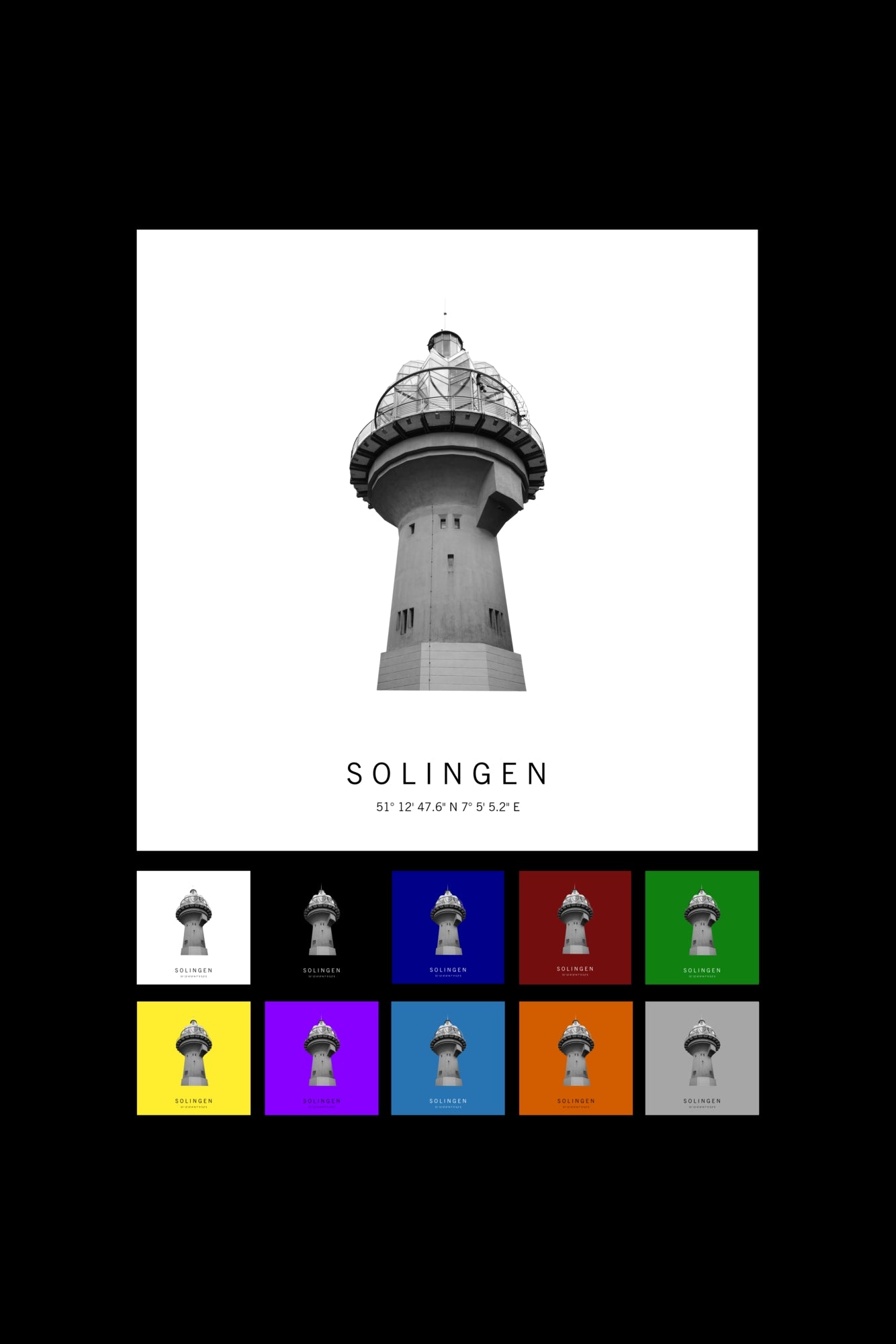 Art Edition Wandbild "Solingen"