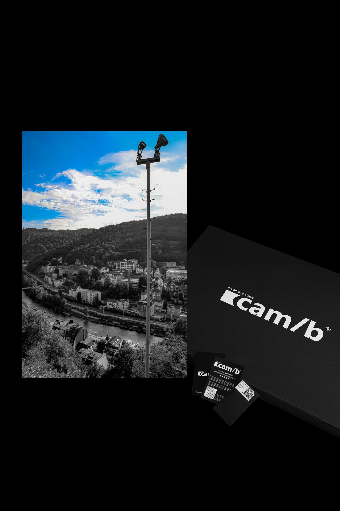 Wandbild "view down"