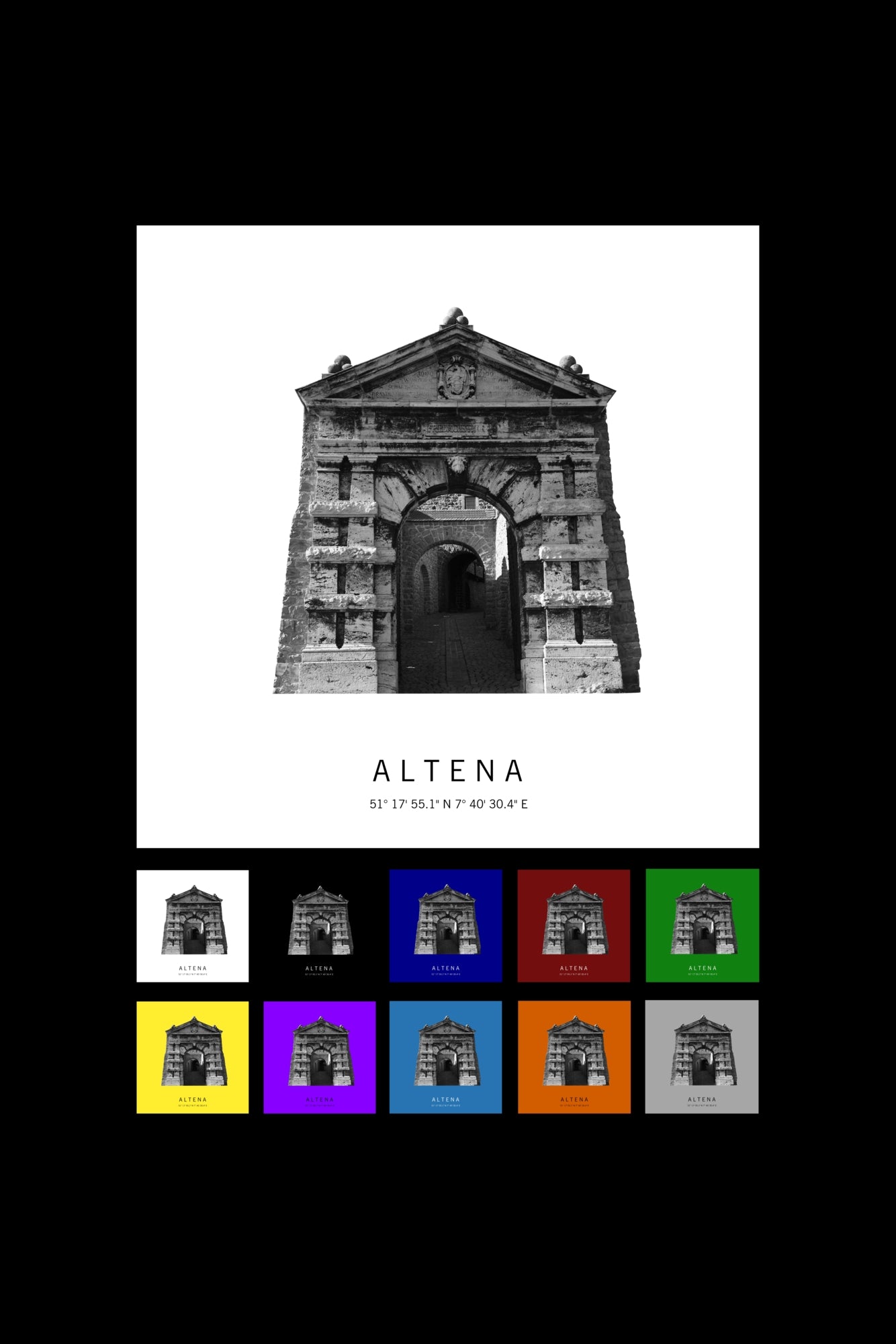 Art Edition Wandbild "Altena"