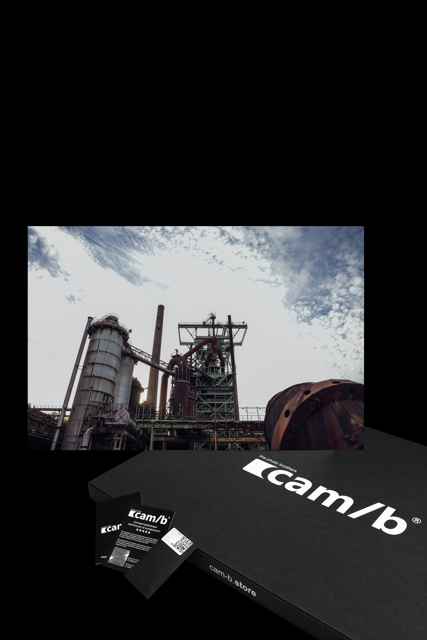 Wandbild "blast furnace"