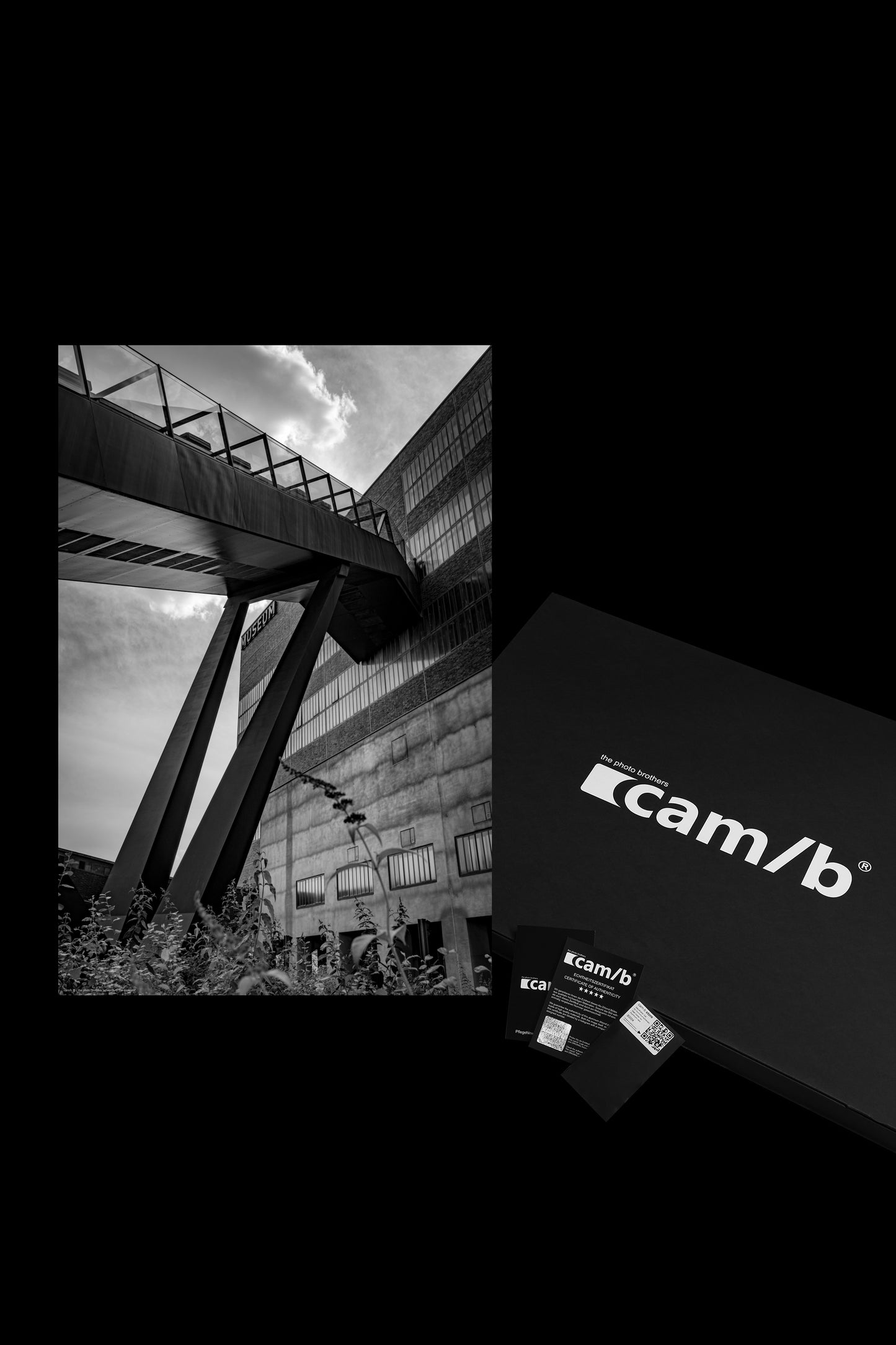 Wandbild "upwards to the museum"