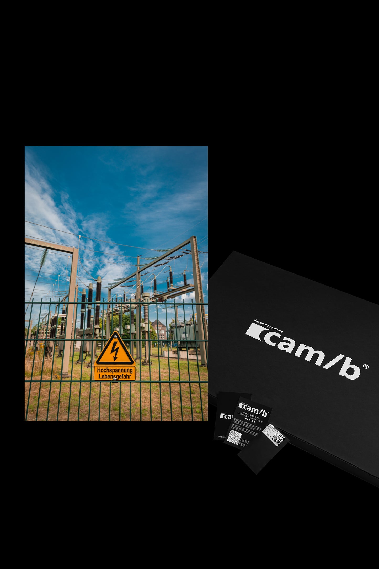 Wandbild "high voltage"