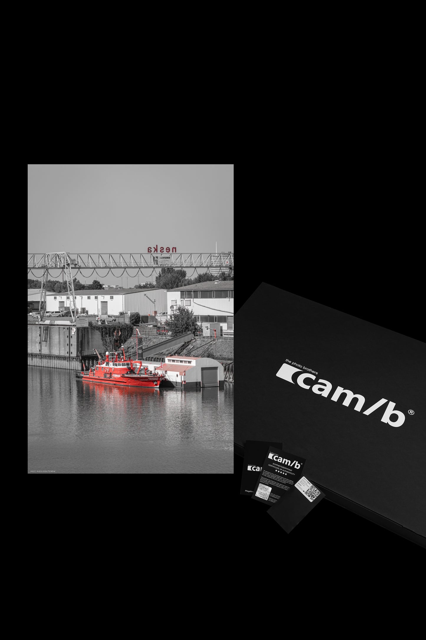 Wandbild "fire-fighting"