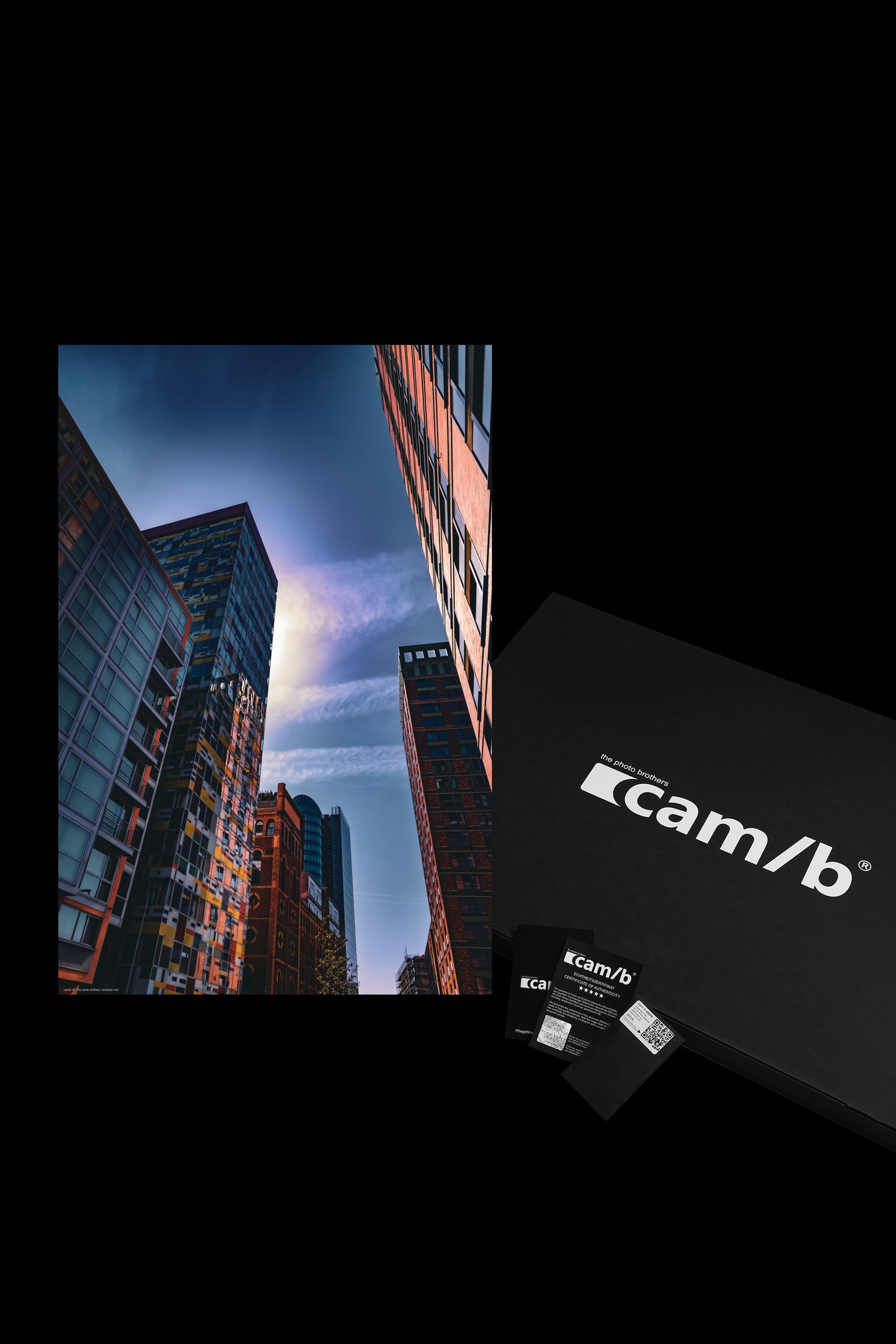 Wandbild "sundown city"