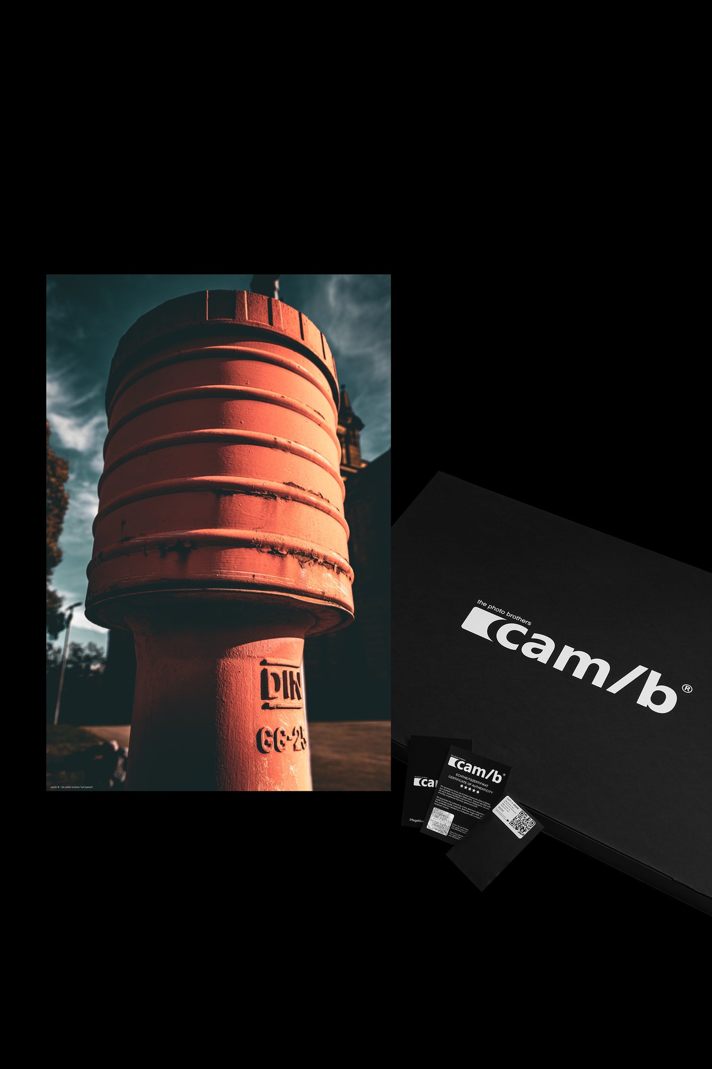 Wandbild "red hydrant"