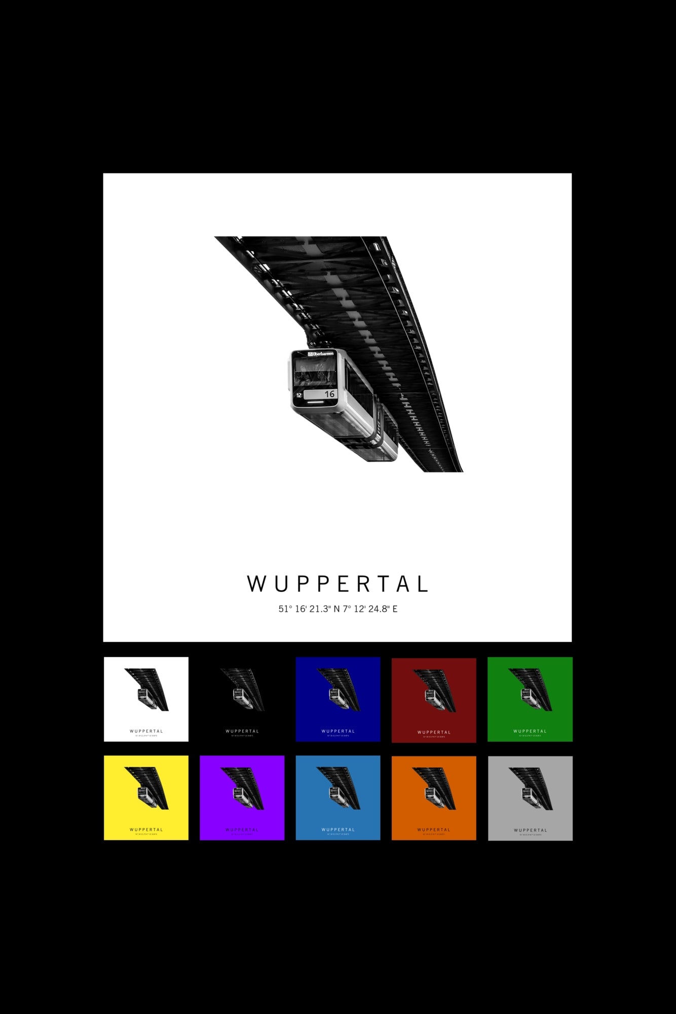 Art Edition Wandbild "Wuppertal"