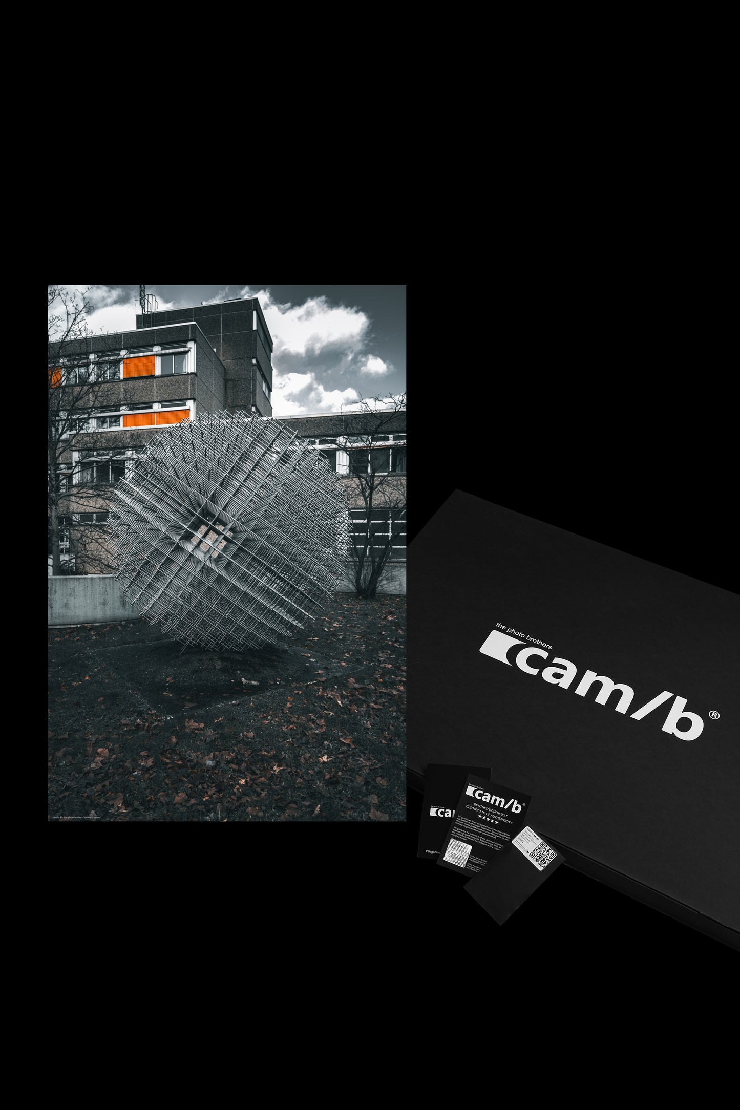 Wandbild "sphère – trames"