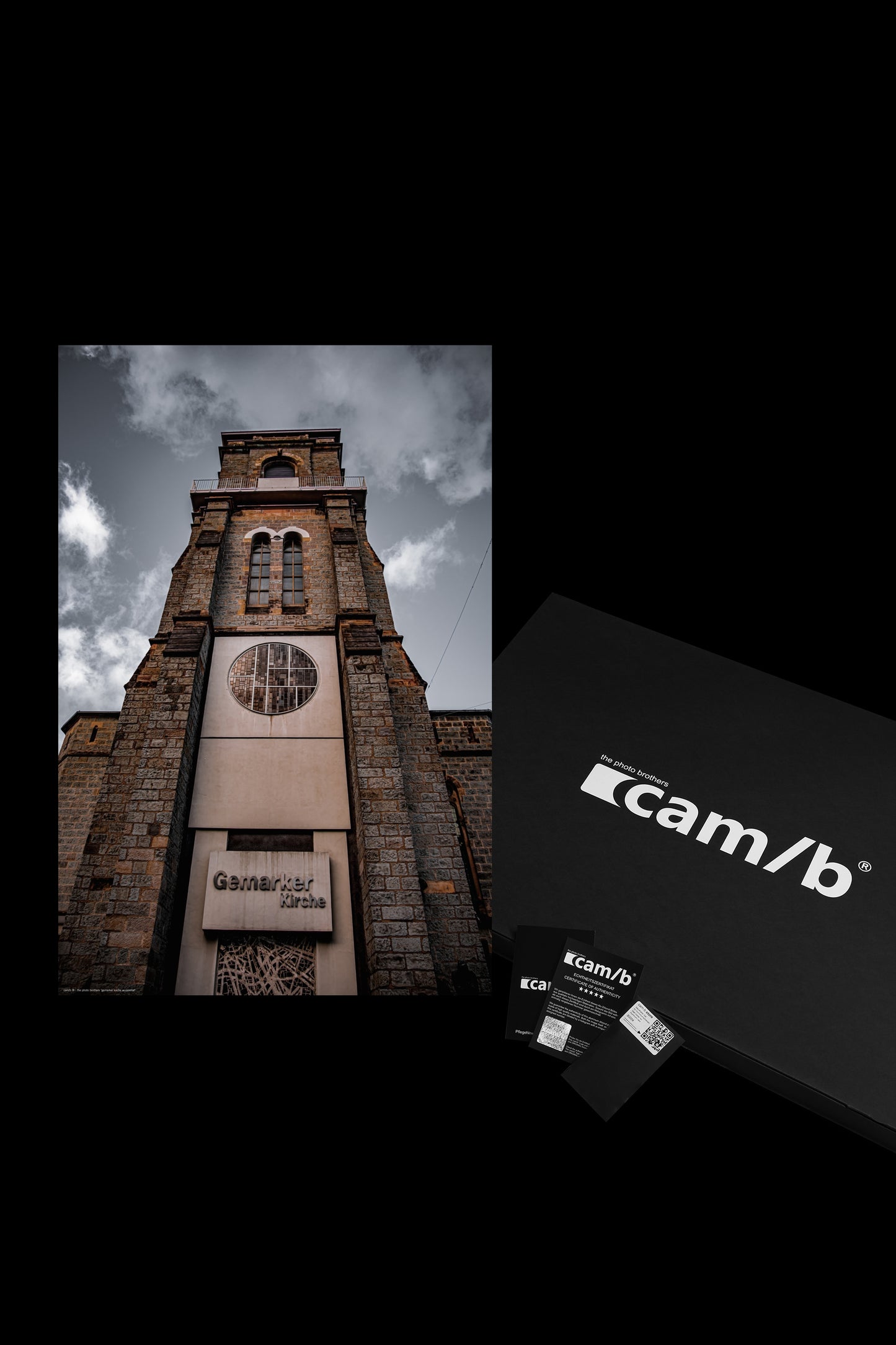 Wandbild "gemarker kirche wuppertal"