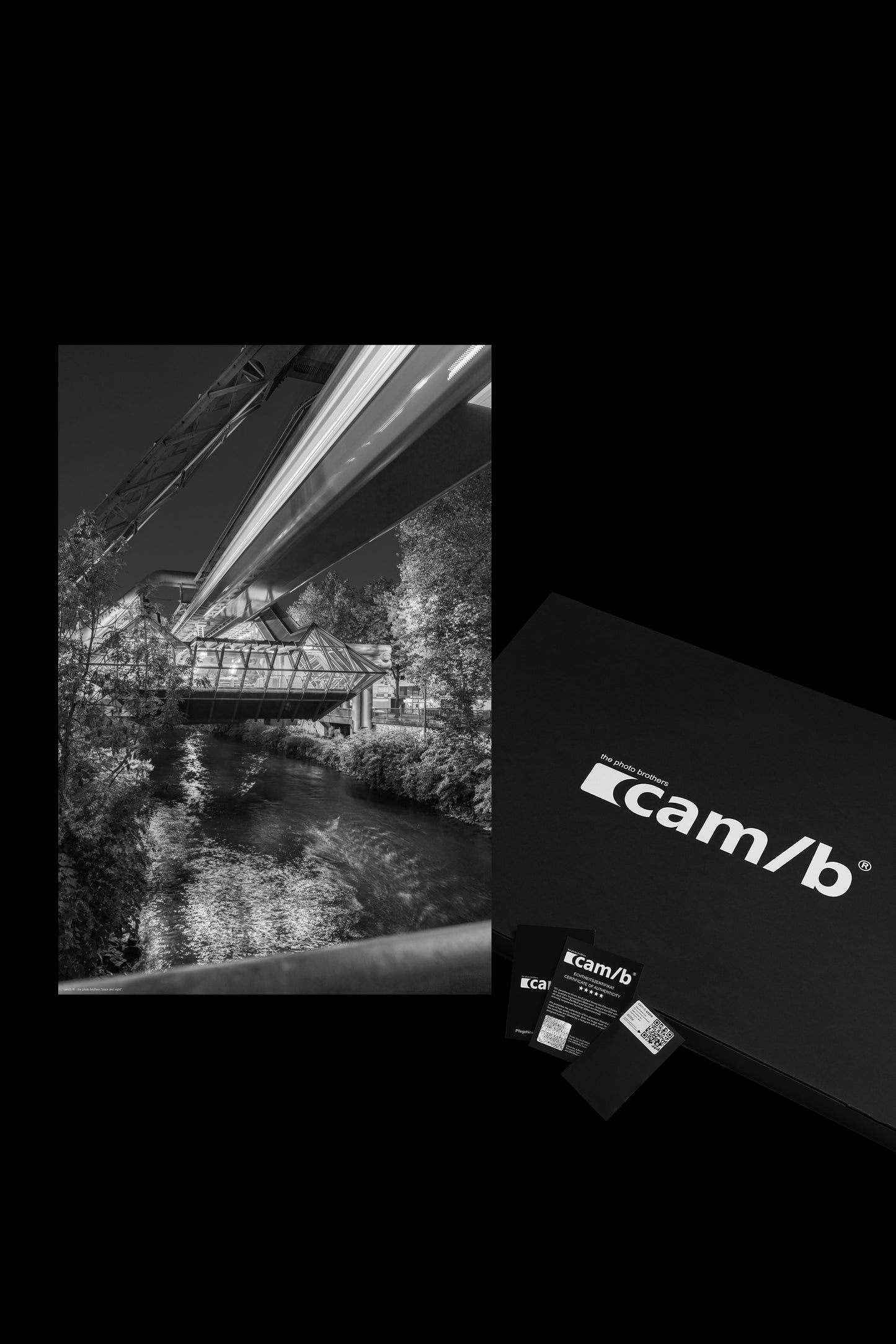 Wandbild "black and night"