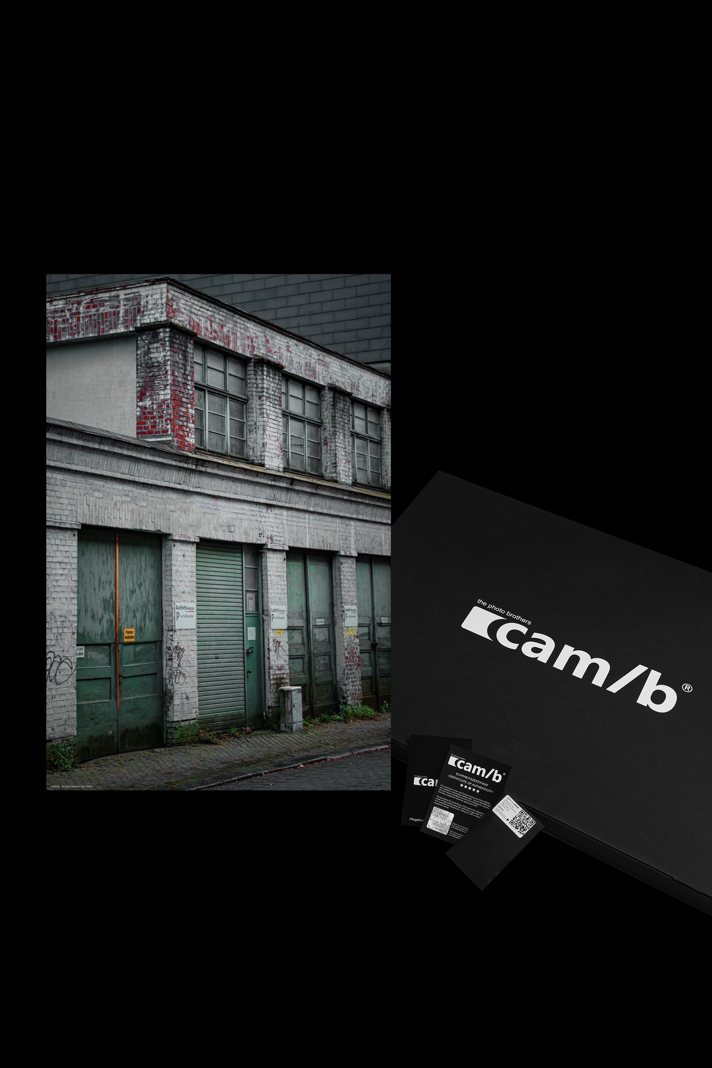 Wandbild "only visitors"