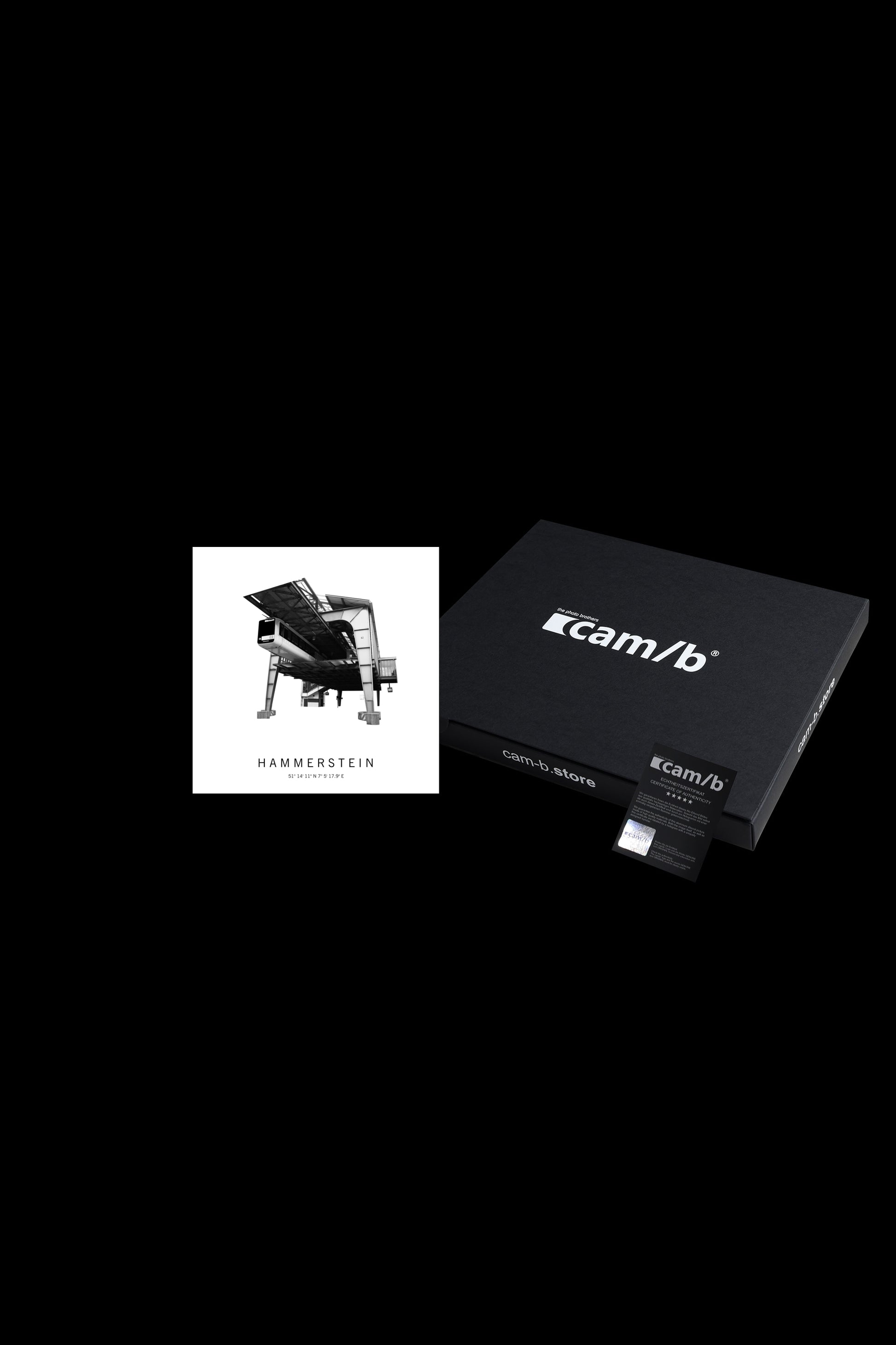 Art Edition Wandbild "hammerstein" weiß mit Karton