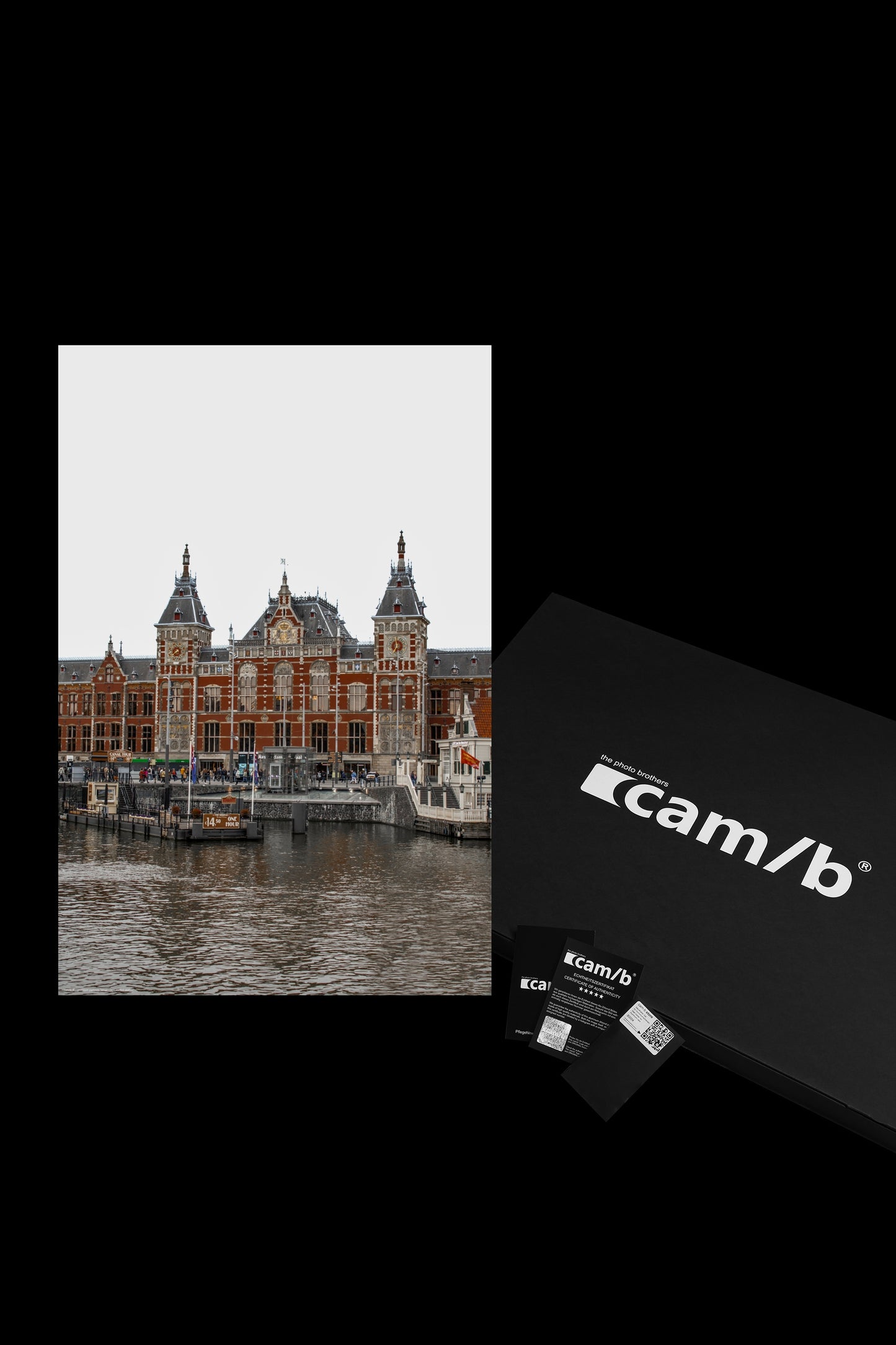 Wandbild "amsterdam central station"