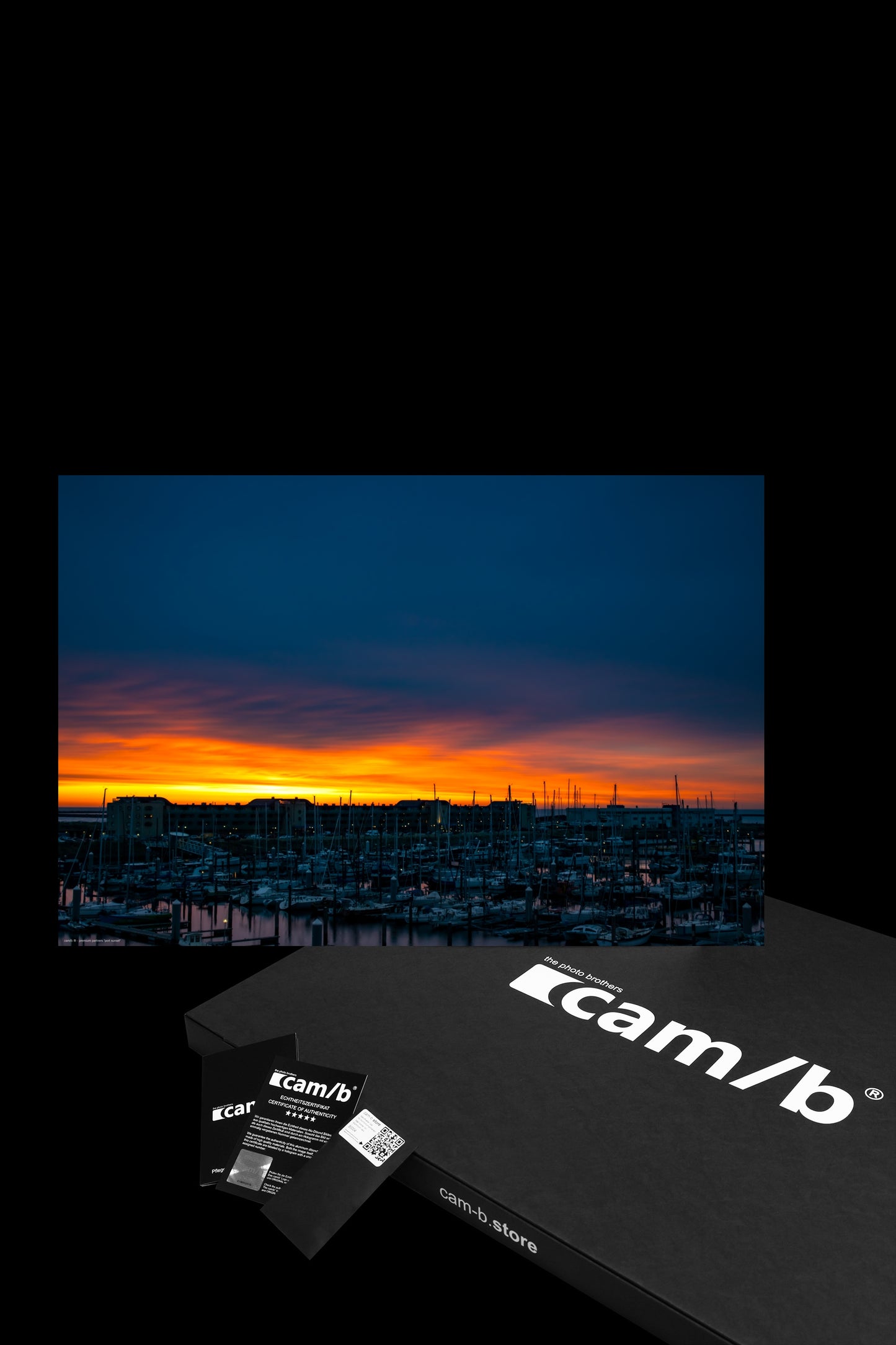 Wandbild "port sunset"