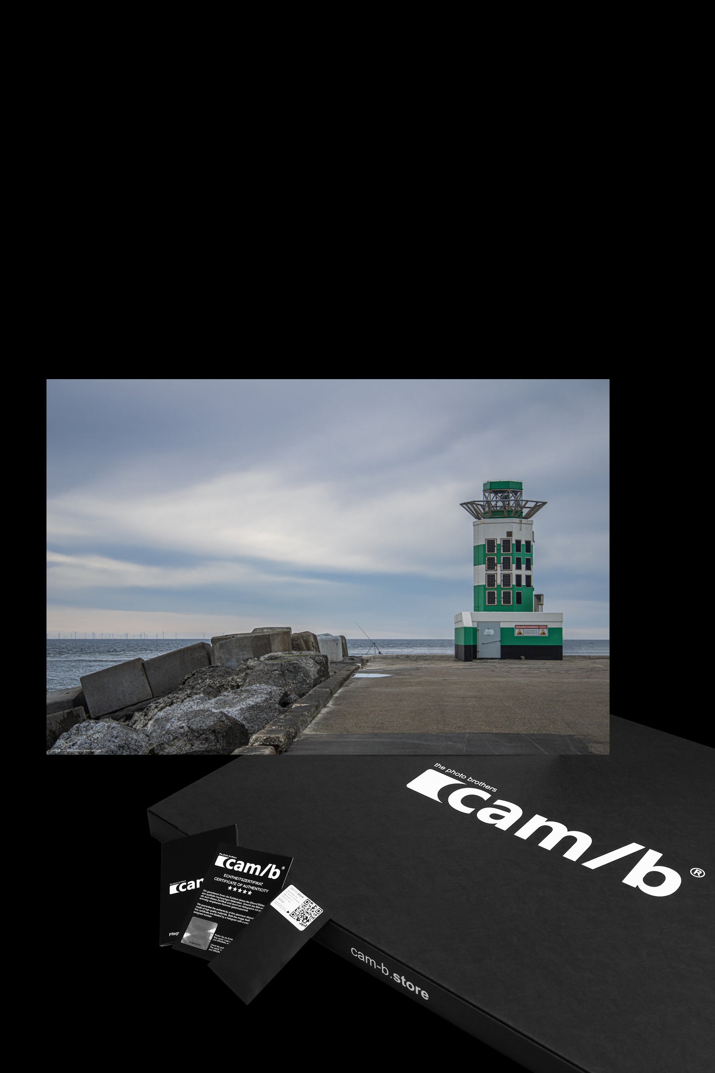 Wandbild "green lighthouse"