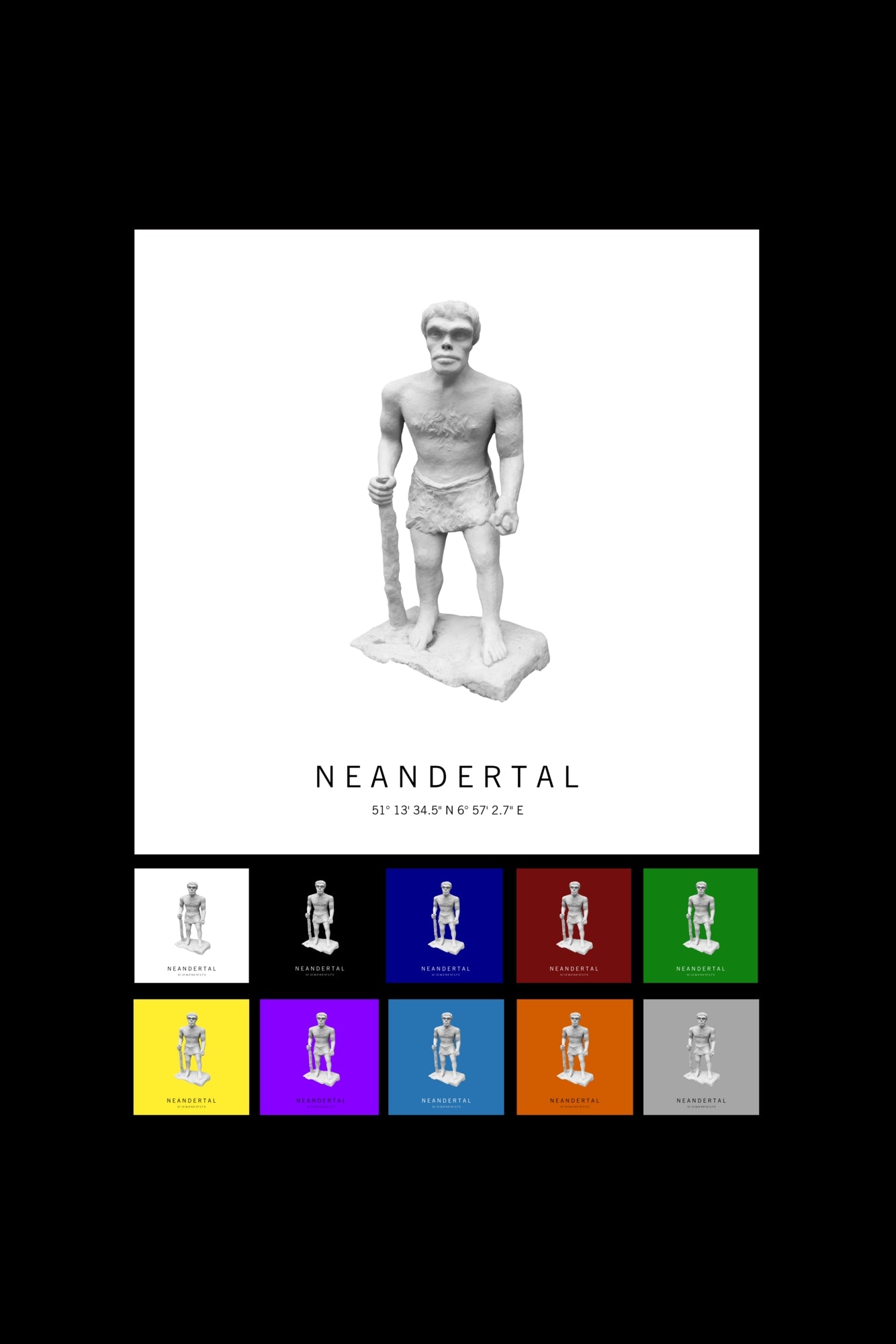 Art Edition Wandbild "Neandertal"